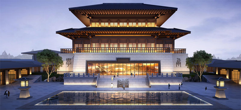 臨沂兵學(xué)博物館（銀雀山漢墓竹簡博物館）仿古金屬瓦案例